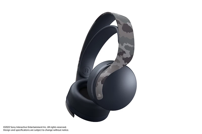 Sony PULSE 3D Wireless Headset Gray Camouflage for PlayStation 4 and PlayStation 5