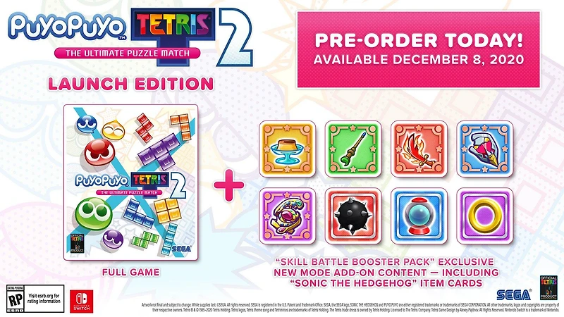 Puyo Puyo Tetris 2 - Nintendo Switch