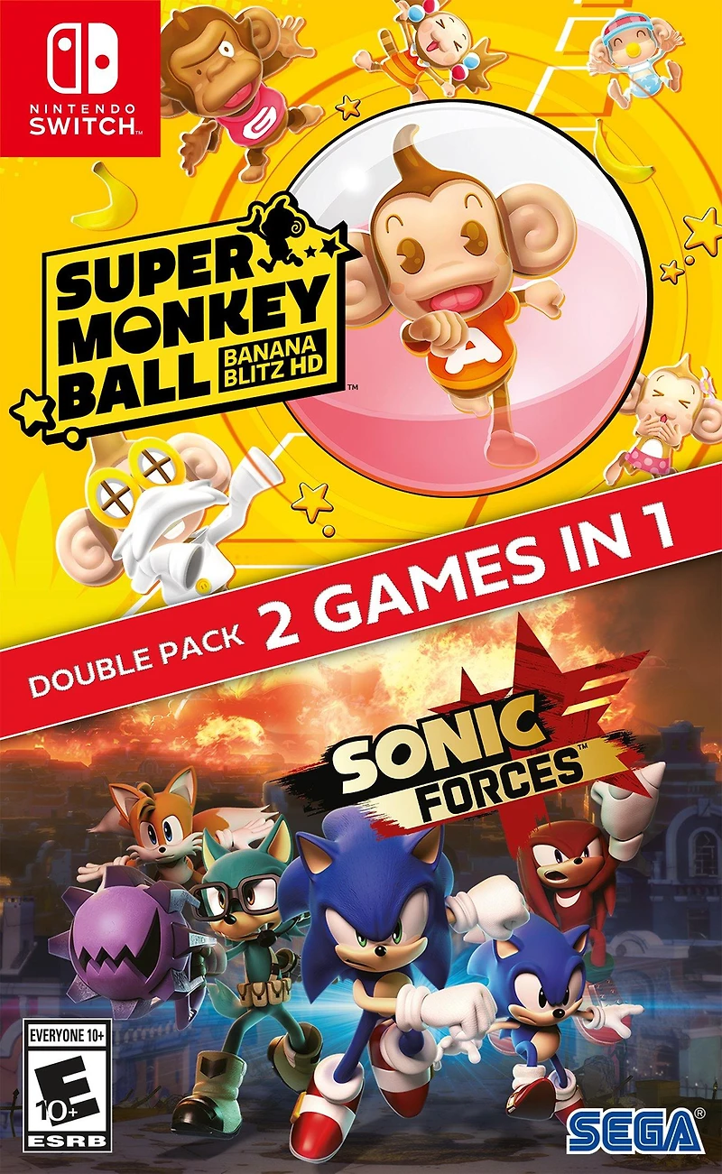 Sonic Forces Plus Super Monkey Ball: Banana Blitz HD Double Pack