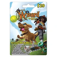 KingsIsle WIzard101 Pet Trainer Bundle Card