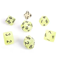 Atrix D20 Glow-in-the-Dark Dice 7-set GameStop Exclusive