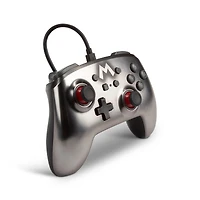 PowerA Enhanced Wired Controller for Nintendo Switch - Mario Silver