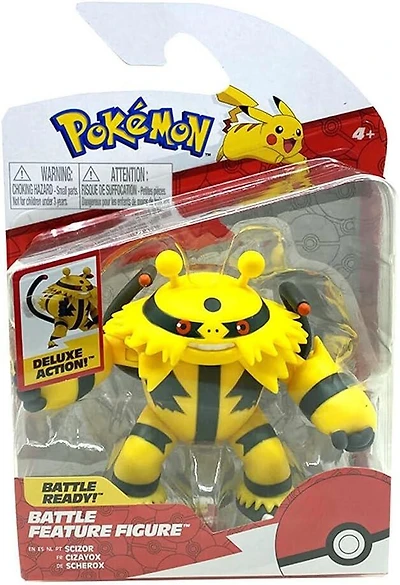 Jazwares Pokemon Electivire 3-in Battle Feature Figure