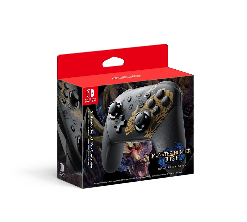 Nintendo Switch Wireless Pro Controller Monster Hunter Rise