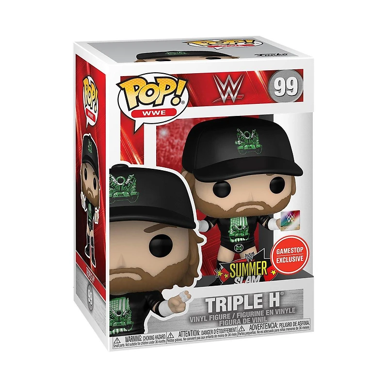 Funko POP! WWE: Triple H Degeneration X Summer Slam '09 4-in Vinyl Figure GameStop Exclusive