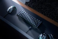 Razer Huntsman Mini 60 Percent Optical Gaming Keyboard (Clicky Purple Switch