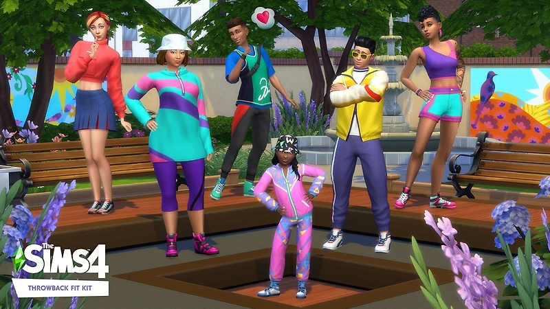 The Sims 4: Throwback Fit Kit DLC