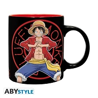 One Piece Monkey D. Luffy Mug Notebook and Keychain Gift Set