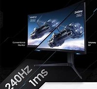 Samsung Odyssey G7 32-in 2560x1440 240Hz Curved Gaming Monitor