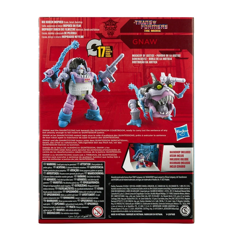 Hasbro Transformers: The Movie (1986) Studio Series Gnaw 86-08 Deluxe Class 4.5-in Action Figure