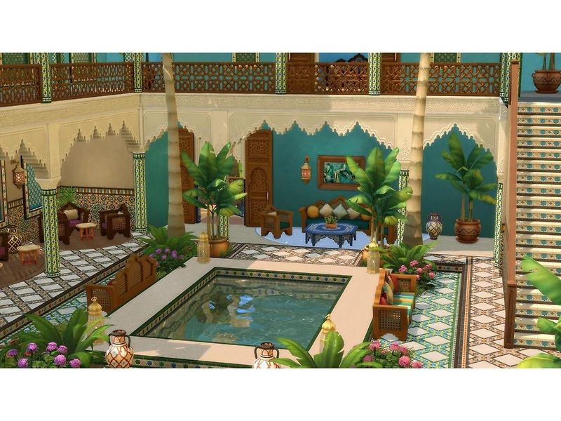 The Sims 4: Courtyard Oasis Kit DLC