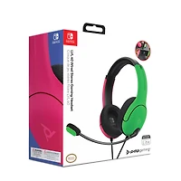 PDP Gaming LVL40 Wired Stereo Gaming Headset Neon Splat - Nintendo Switch