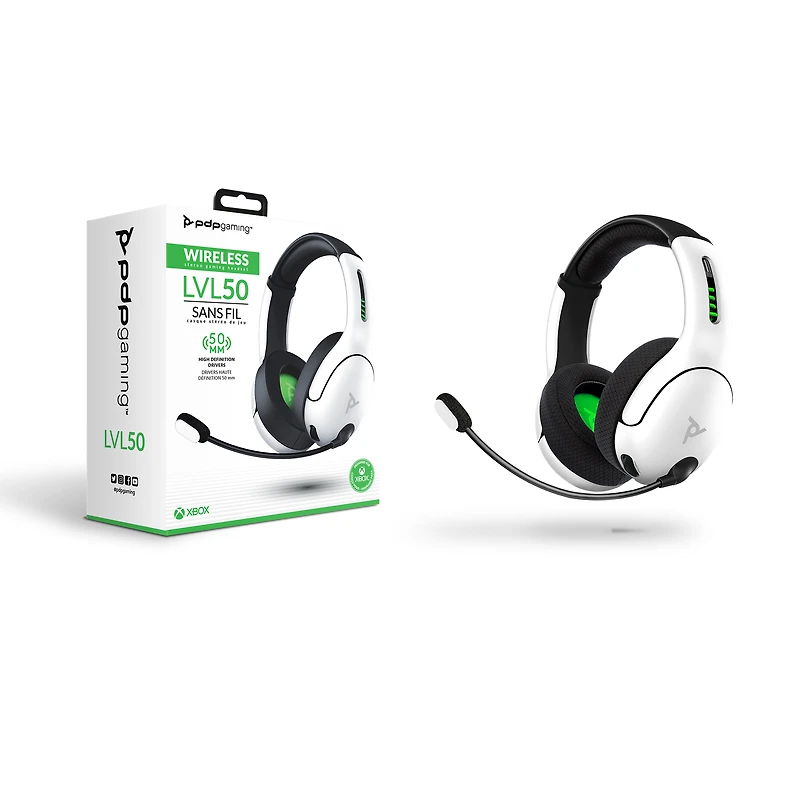 PDP Gaming LVL50 Wired Stereo Headset White - Xbox Series X