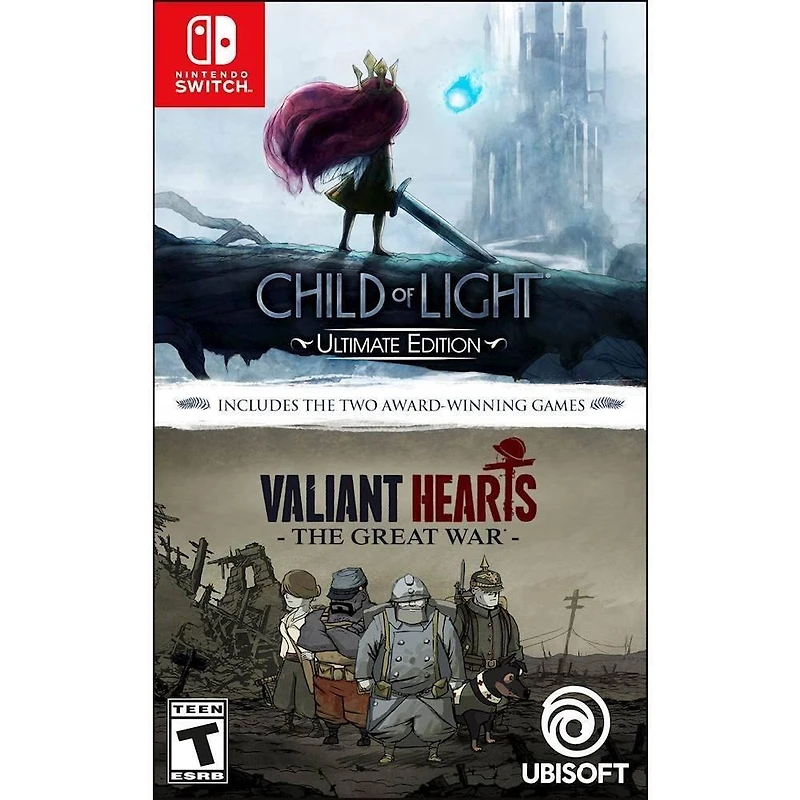Child of Light Ultimate Edition and Valiant Hearts: The Great War - Nintendo Switch