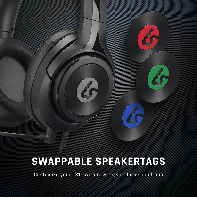 LucidSound LS10X Wired Stereo Gaming Headset for Xbox Series X/S - Electric Volt