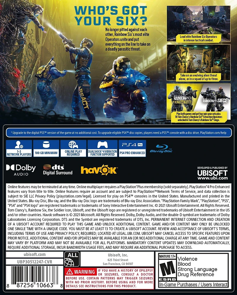 Tom Clancy's Rainbow Six: Extraction