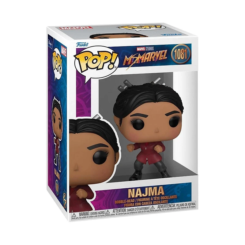 Funko POP! Ms. Marvel Najma 3.65-in Vinyl Bobblehead Figure