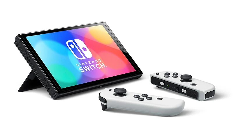 Nintendo Switch OLED Console with White Joy-Con