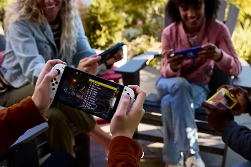 Nintendo Switch OLED Console with White Joy-Con