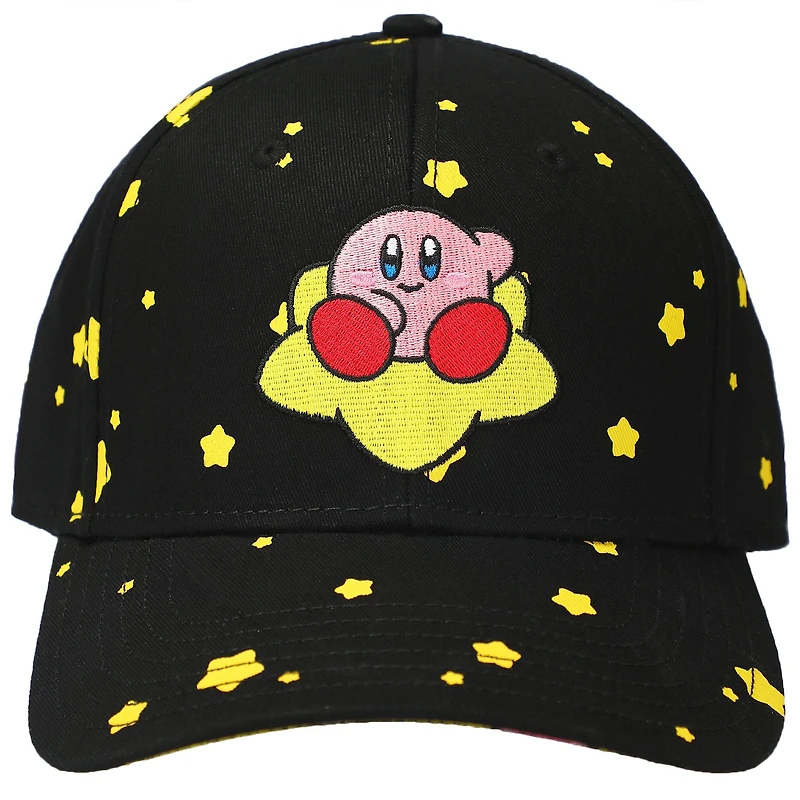 Kirby Warp Star Embroidered Hat
