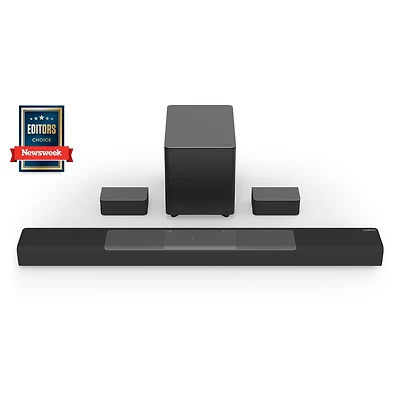 VIZIO M-Series 5.1.2 Sound Bar and Home Theater Sound System with Dolby Atmos and DTSX Black M512A-H6
