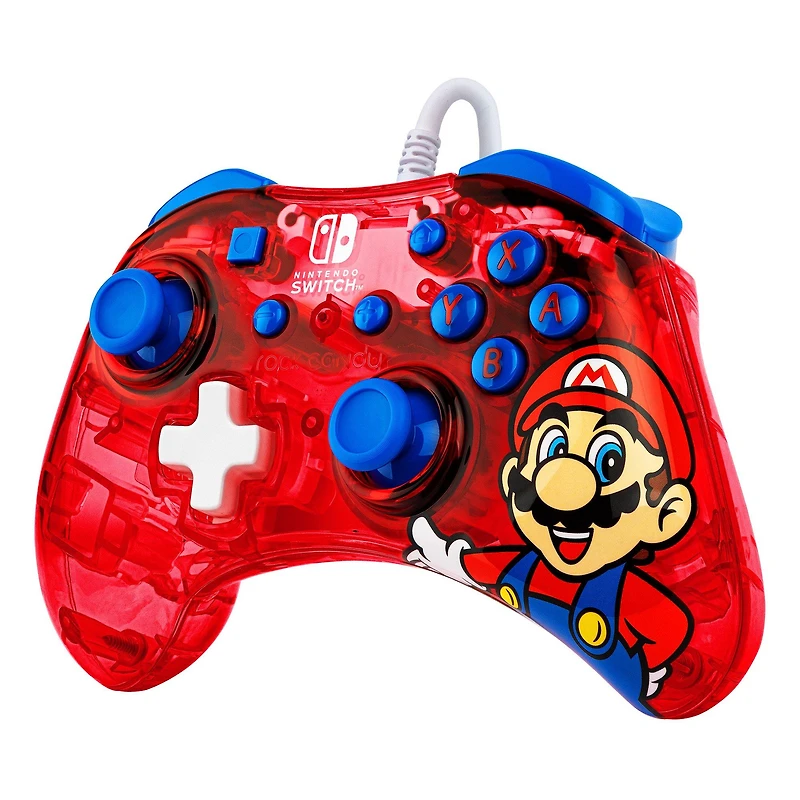 PDP Rock Candy Wired Controller for Nintendo Switch - Super Mario