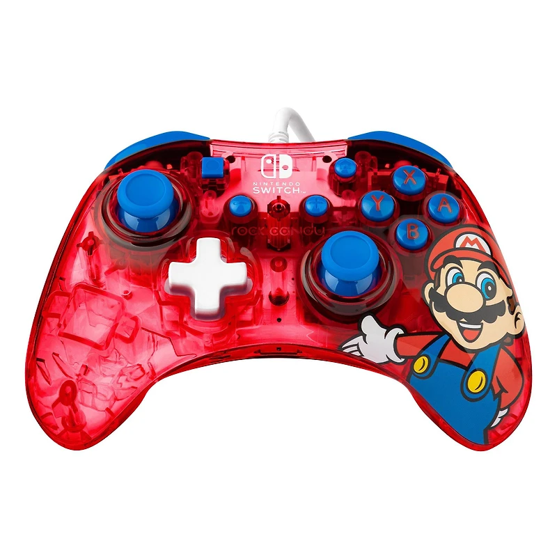 PDP Rock Candy Wired Controller for Nintendo Switch - Super Mario
