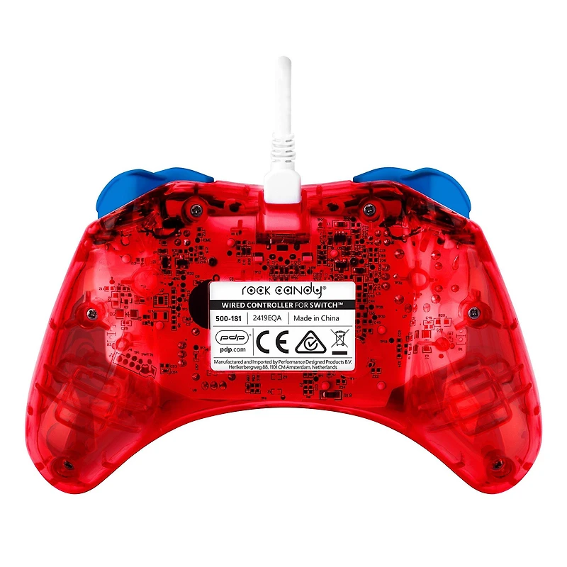 PDP Rock Candy Wired Controller for Nintendo Switch - Super Mario