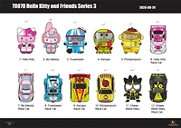 Hello Kitty and Friends 3D Foam Character Series 3 Bag Clip Blind Bag