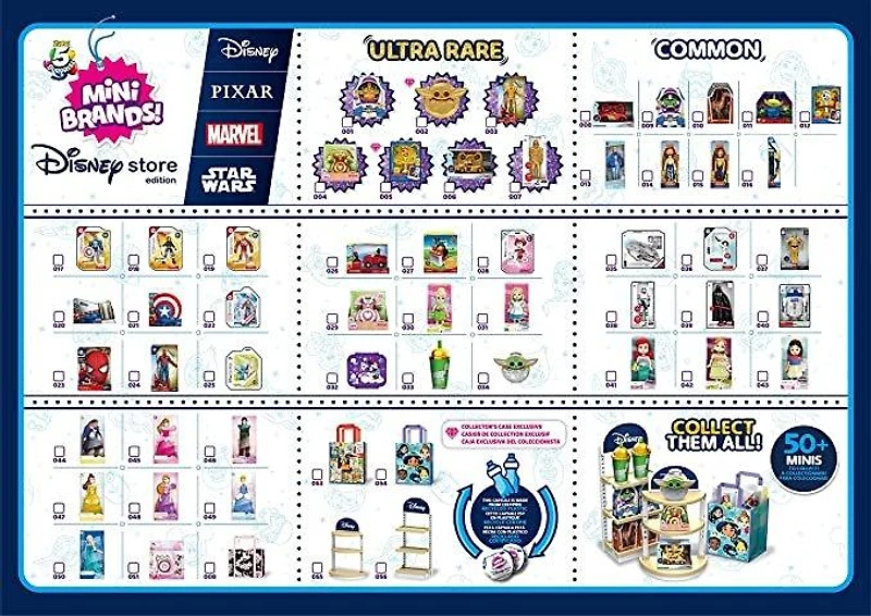 ZURU 5 Surprise Mini Brands Disney Store Series 1 Mystery Capsule