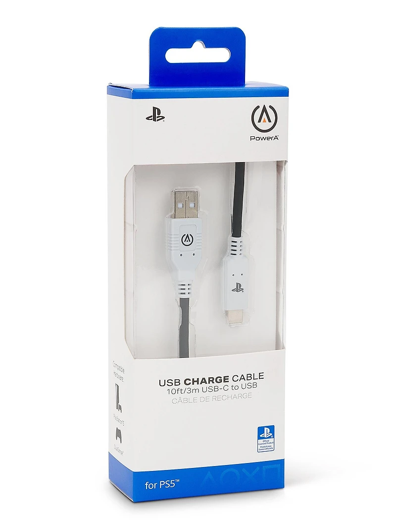 PowerA 10-ft USB-C Charging Cable for PlayStation 5