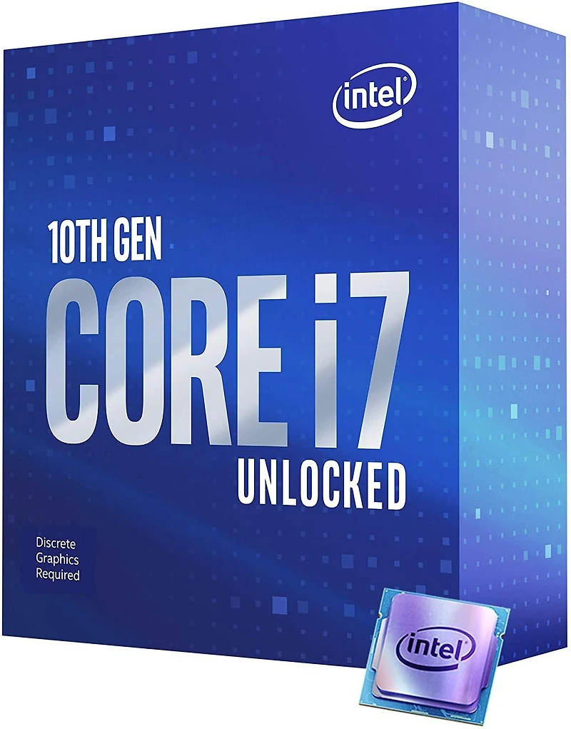Intel Core i7-10700KF 10th Gen 8-Core/16 Thread 3.8GHz LGA 1200 Desktop Processor