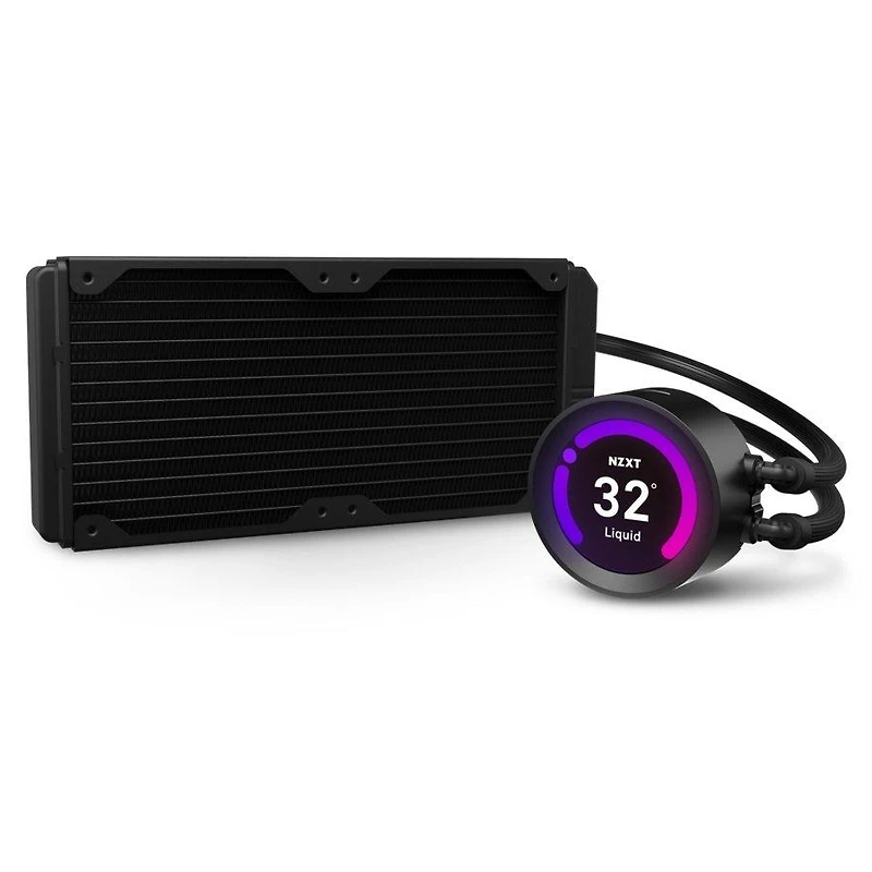 NZXT Kraken Z53 240mm AIO CPU Liquid Cooler with LCD Display RLKRZ5301