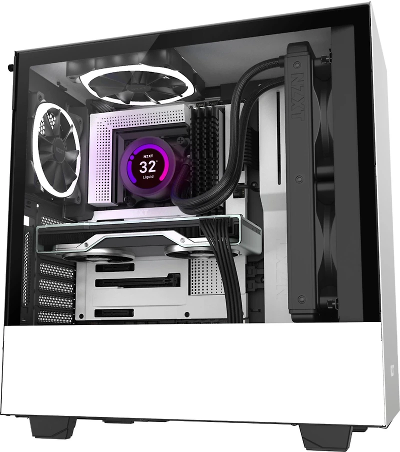 NZXT Kraken Z63 280mm AIO CPU Liquid Cooler with LCD Display RLKRZ6301