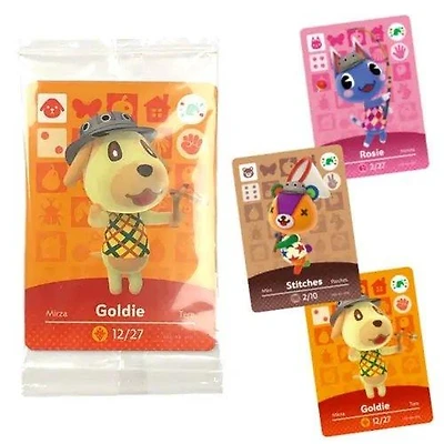 Animal Crossing Card amiibo  3-Pack (Rosie, Goldie, and Stitches)