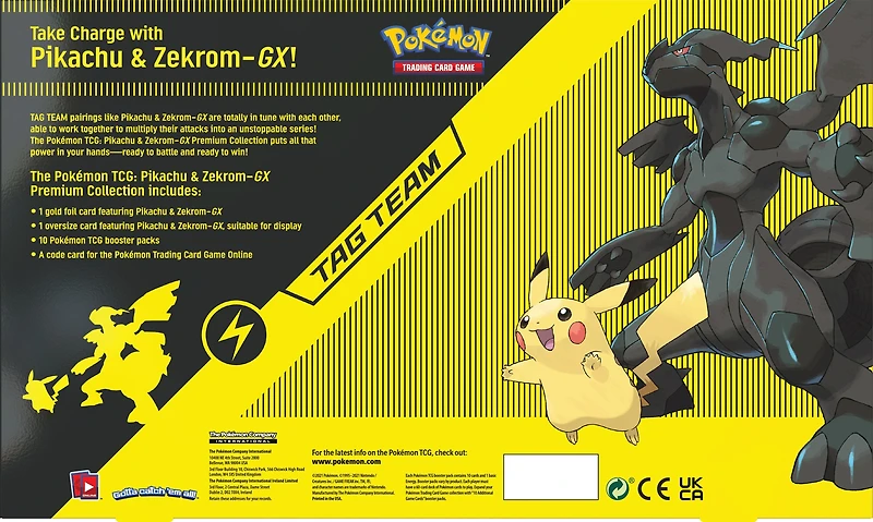 Pokemon Trading Card Game: Pikachu and Zekrom-GX Premium Collection GameStop Exclusive