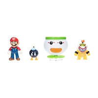 Jakks Pacific Nintendo Super Mario and Bowser Jr 2.5-in Figure Set 5-Pack