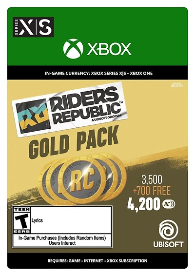 Riders Republic Coins 4,200 - Xbox One
