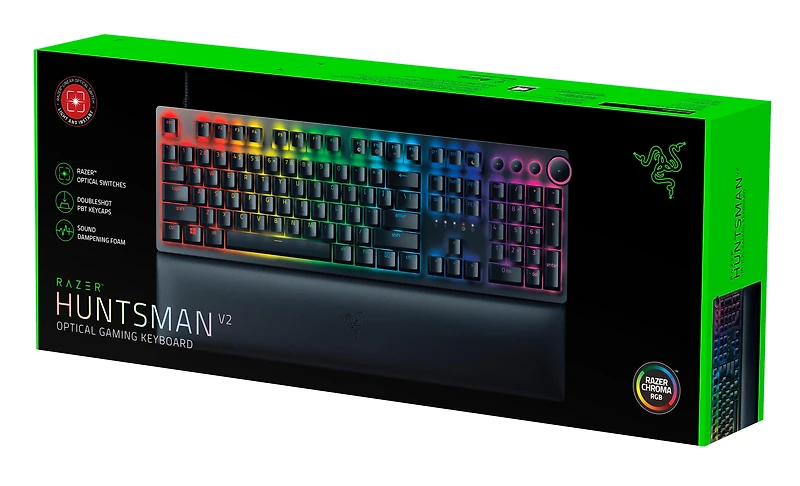 Razer Huntsman V2 Optical Linear Red Switch Wired Gaming Keyboard