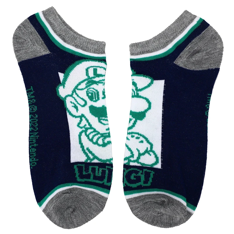 Super Mario 5-Pair Unisex Art Ankle Socks (Styles May Vary
