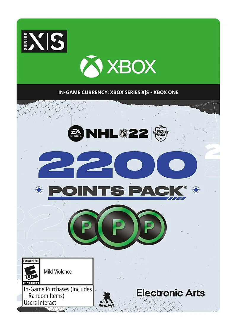 NHL 22 Points 2,200 - Xbox Series X