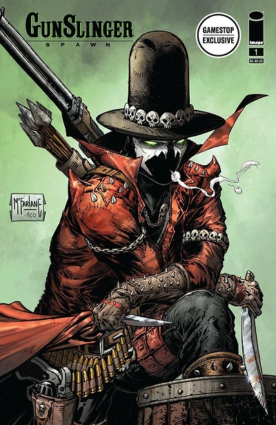 Gunslinger Spawn Comic Book #1 GameStop Exclusive