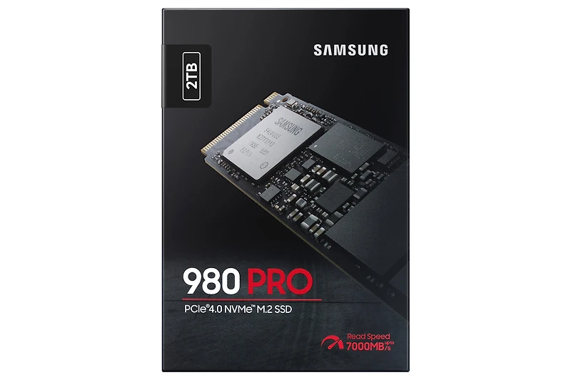 Samsung 980 PRO PCIe 4.0 NVMe M.2 Internal V-NAND Solid State Drive 2TB