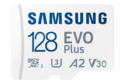 Samsung EVO Plus microSDXC Memory Card with Adapter 128GB