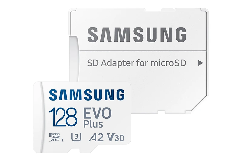 Samsung EVO Plus microSDXC Memory Card with Adapter 128GB