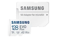 Samsung EVO Plus microSDXC Memory Card with Adapter 128GB