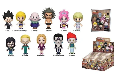 Hunter x Hunter Series 2 3D Foam Bag Clip (Styles May Vary