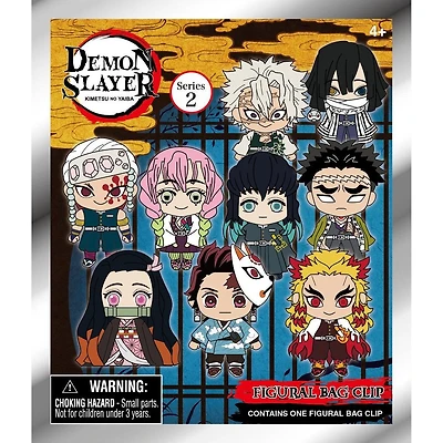 Demon Slayer: Kimetsu no Yaiba Series 2 3D Foam Bag Clip Blind Bag