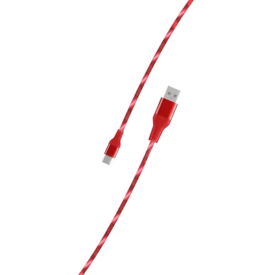 Atrix 3-ft USB-A to USB-C Cable with Flowing LED Lights GameStop Exclusive