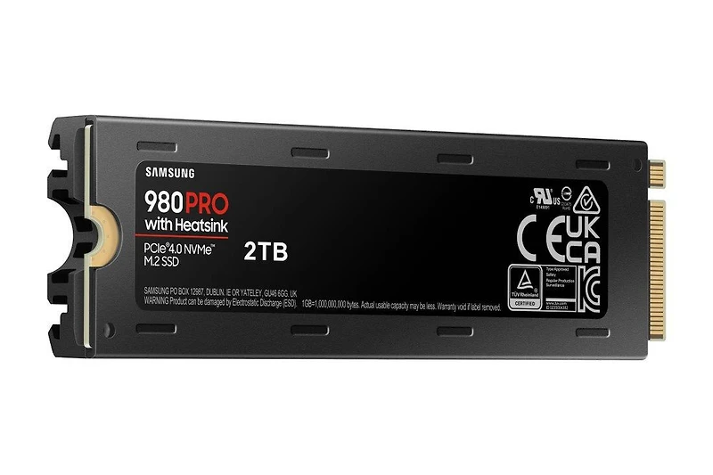 Samsung 980 PRO 2TB PCIe 4.0 NVMe M.2 Internal V-NAND Solid State Drive with Heatsink PlayStation 5 Compatible